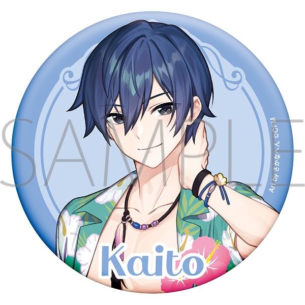【グッズ-バッチ】初音ミクシリーズ 缶バッジ/KAITO　水着
