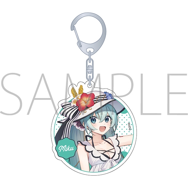 【グッズ-キーホルダー】初音ミクシリーズ アクリルキーホルダー/初音ミク　水着
