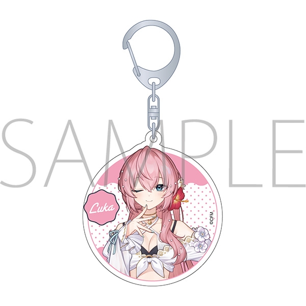 【グッズ-キーホルダー】初音ミクシリーズ アクリルキーホルダー/巡音ルカ　水着
