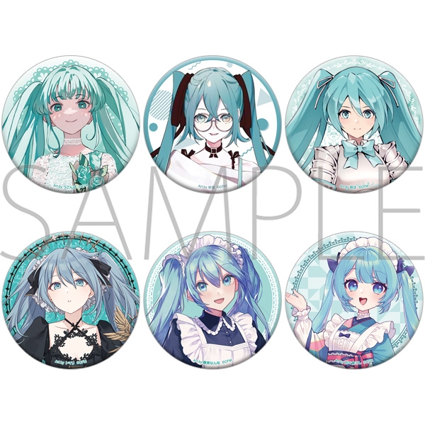 【グッズ-バッチ】初音ミクシリーズ オーロラ缶バッジセット
