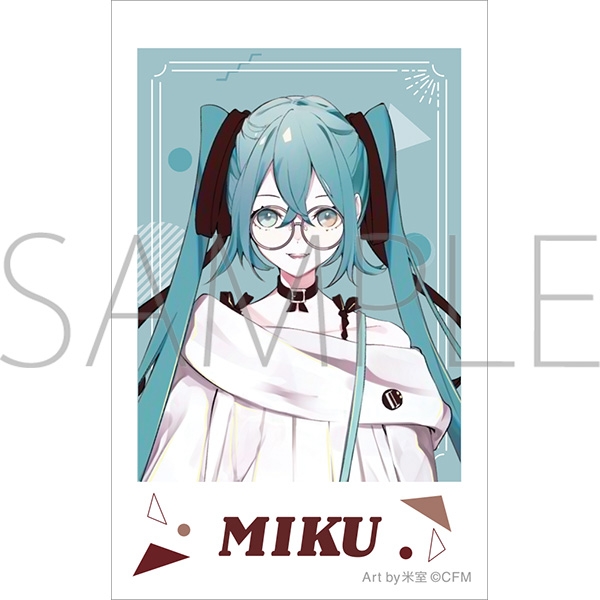 【グッズ-ブロマイド】初音ミクシリーズ チェキプリント/初音ミク　私服　Art by 米室
