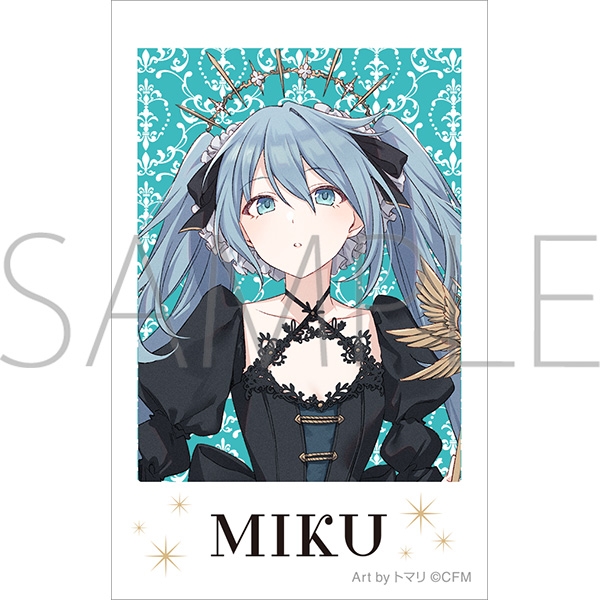 【グッズ-ブロマイド】初音ミクシリーズ チェキプリント/初音ミク　魔法使い　Art by トマリ

