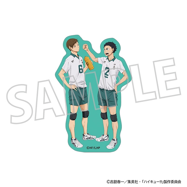 【グッズ-ステッカー】ハイキュー!! ダイカットステッカー/茂庭・二口
