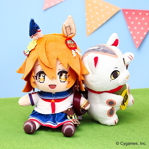 【グッズ-セットもの】ウマ娘 プリティーダービー ぬいぐるみ/マチカネフクキタル&にゃーさんポーチ
