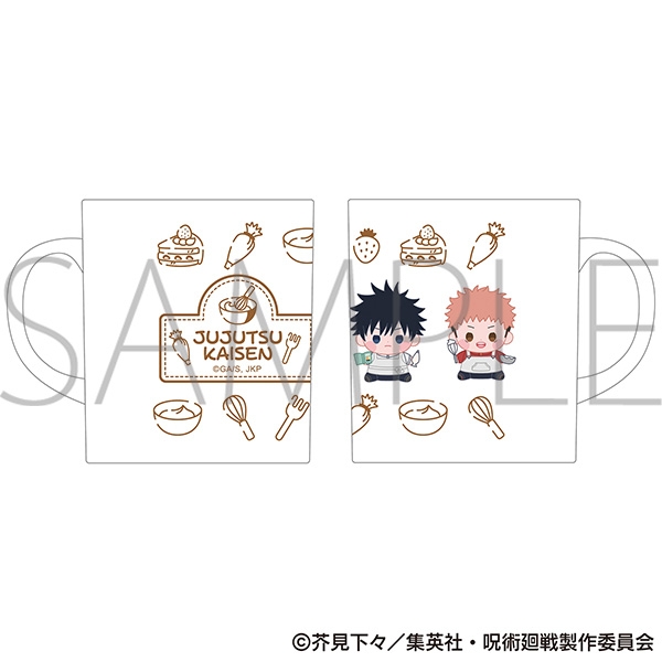 【グッズ-マグカップ】呪術廻戦　第2期 マグカップ/ もっちび 集合　調理実習Ver.

