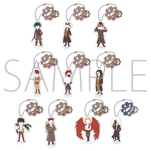 【グッズ-キーホルダー】僕のヒーローアカデミア トレーディングスタンド付アクリルキーホルダー/ゆるパレット

