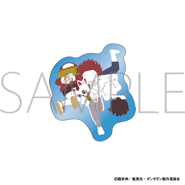 【グッズ-ピンバッチ】ダンダダン ピンズ/モモ&オカルン&ジジ　ゆるパレット
