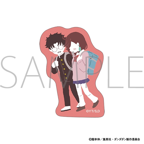 【グッズ-マグネット】ダンダダン アクリルマグネット/モモ&オカルン B　ゆるパレット
