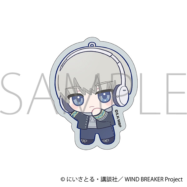 【グッズ-ステッカー】WIND BREAKER ステッカー/梶 蓮　ぬいパル すきっぷ
