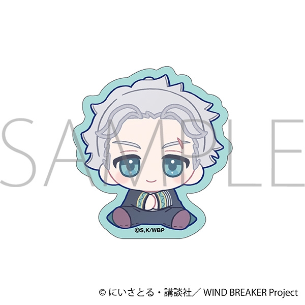 【グッズ-ステッカー】WIND BREAKER ステッカー/梅宮 一　ぬいパル すきっぷ
