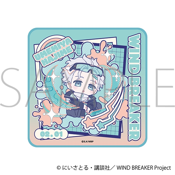 【グッズ-タオル】WIND BREAKER ミニタオル/梅宮 一　ぱすてるぽっぷ
