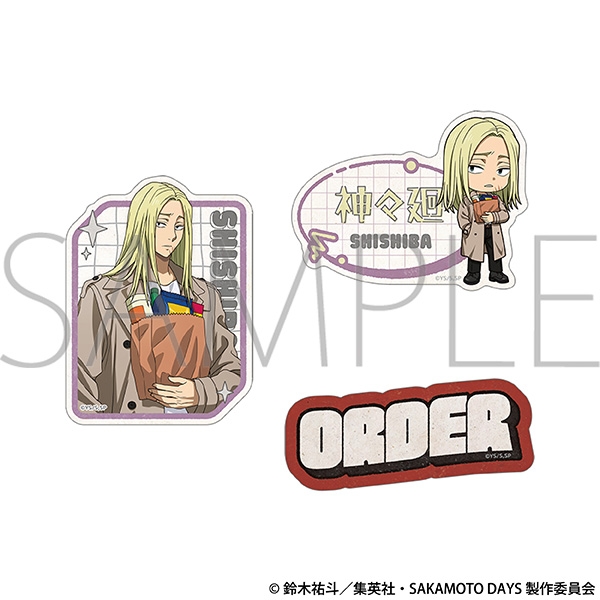 【グッズ-ステッカー】TVアニメ『SAKAMOTO DAYS』 ステッカーセット/神々廻