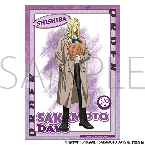 【グッズ-ポスター】TVアニメ『SAKAMOTO DAYS』 クリアポスター/神々廻