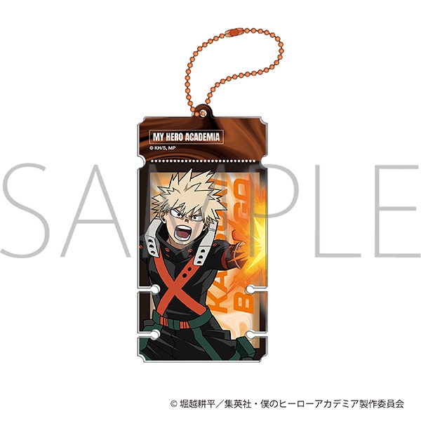 【グッズ-キーホルダー】僕のヒーローアカデミア アクリルコードホルダー/爆豪　勝己
