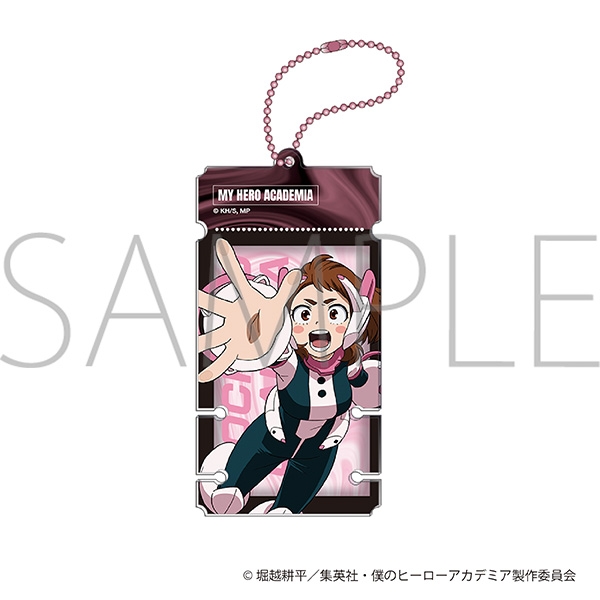 【グッズ-キーホルダー】僕のヒーローアカデミア アクリルコードホルダー/麗日　お茶子
