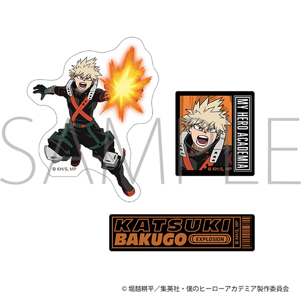 【グッズ-ステッカー】僕のヒーローアカデミア スマホステッカー/爆豪　勝己
