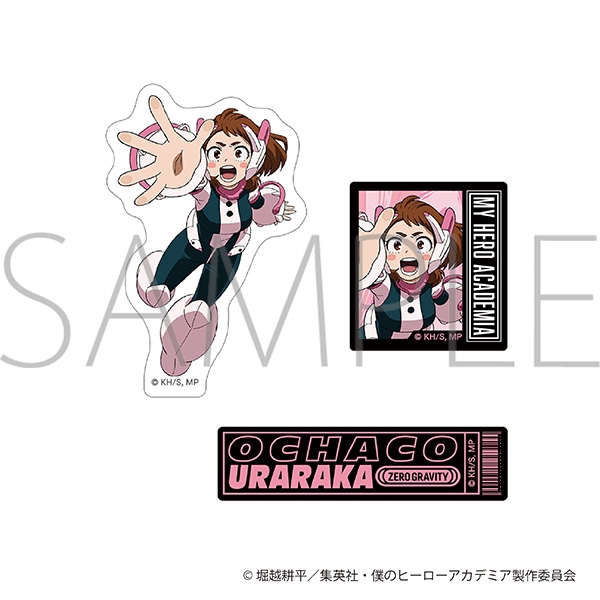 【グッズ-ステッカー】僕のヒーローアカデミア スマホステッカー/麗日　お茶子

