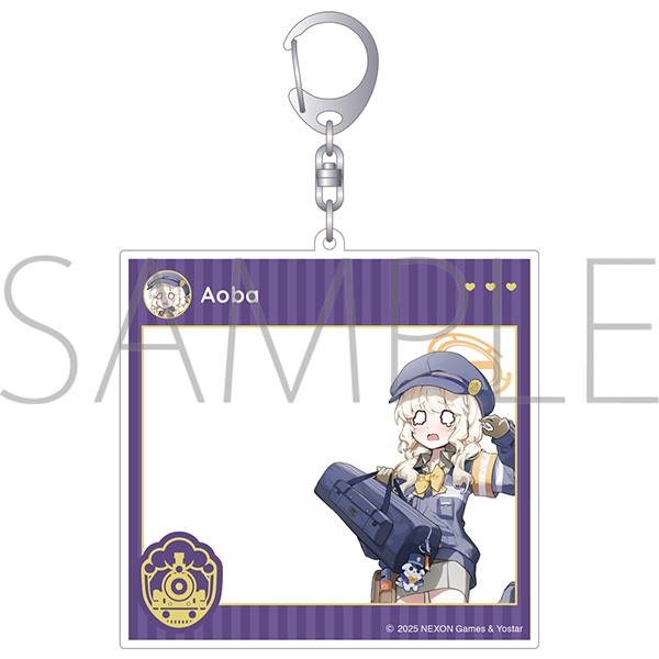 【グッズ-キーホルダー】ブルーアーカイブ (ブルアカ) フォトフレームキーホルダー/アオバ
