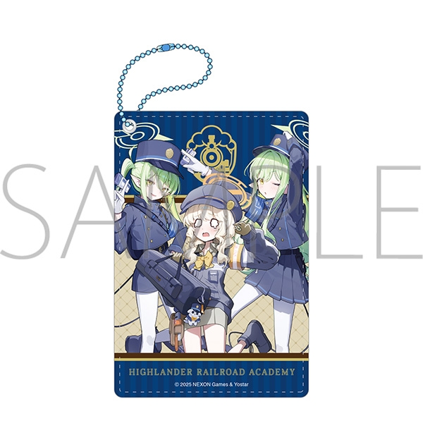 【グッズ-パスケース】ブルーアーカイブ (ブルアカ) パスケース/ハイランダー鉄道学園
