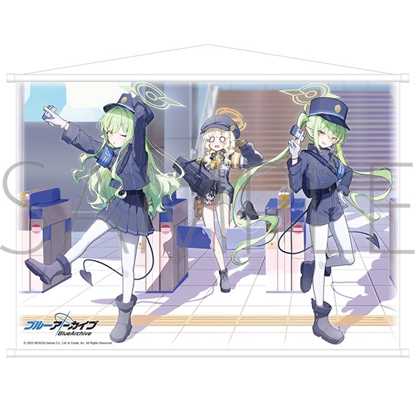 【グッズ-タペストリー】ブルーアーカイブ (ブルアカ) タペストリー/ハイランダー鉄道学園
