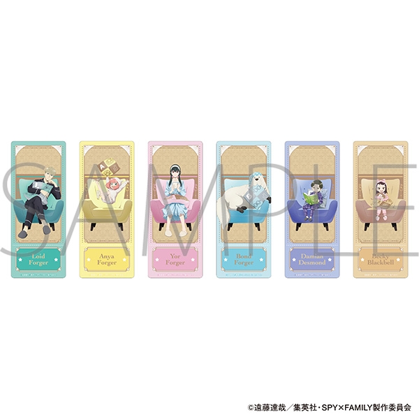 【グッズ-ブックマーカー】SPY×FAMILY クリアしおりコレクション
