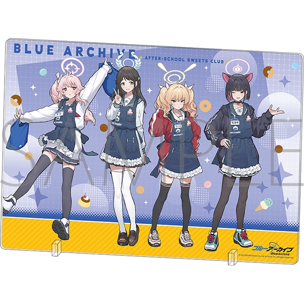 【グッズ-ボード】ブルーアーカイブ (ブルアカ) クリアアートパネル/放課後スイーツ部
