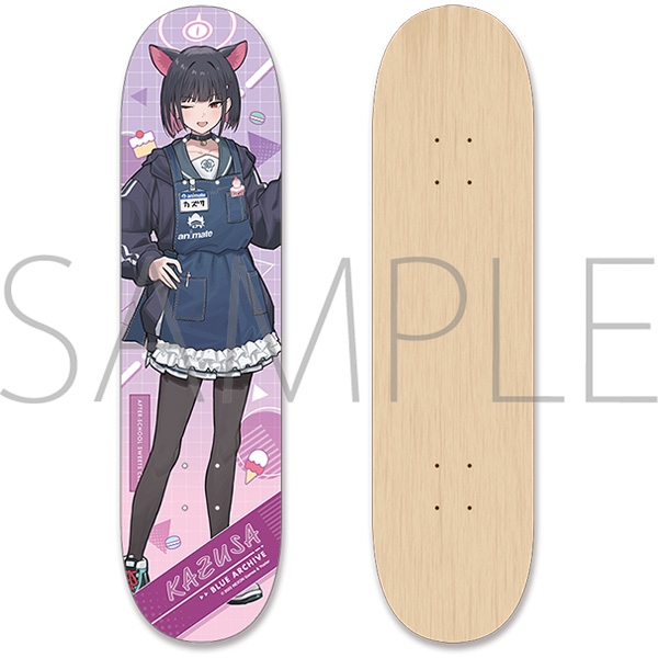 【グッズ-スポーツ用品】ブルーアーカイブ (ブルアカ) スケートデッキ/カズサ
