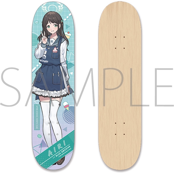 【グッズ-スポーツ用品】ブルーアーカイブ (ブルアカ) スケートデッキ/アイリ
