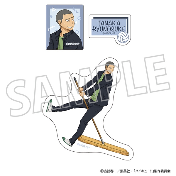 【グッズ-ステッカー】ハイキュー!! スマホステッカー/田中龍之介
