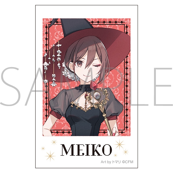 【グッズ-ブロマイド】初音ミクシリーズ チェキプリント/MEIKO　魔法使い　Art by トマリ
