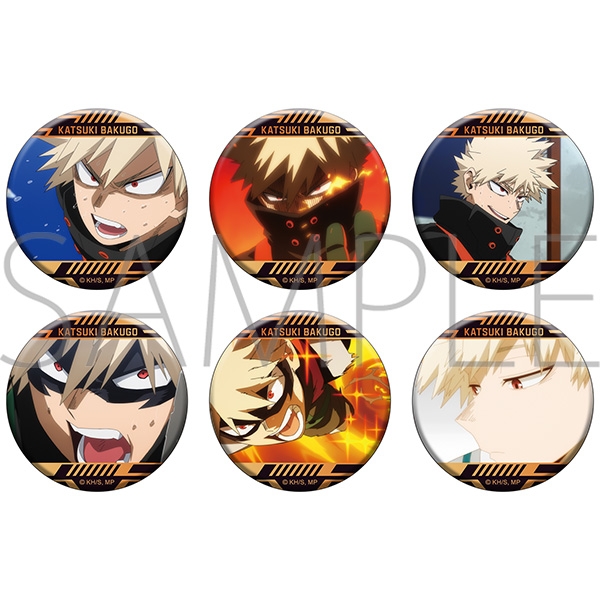 【グッズ-バッチ】僕のヒーローアカデミア 缶バッジコレクション/爆豪　勝己
