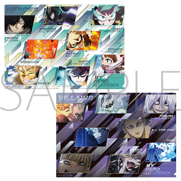 【グッズ-クリアファイル】僕のヒーローアカデミア クリアファイルセット
