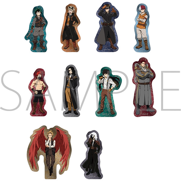 【グッズ-ステッカー】僕のヒーローアカデミア メタルステッカーセレクション【10種】　　スチームパンクver.
