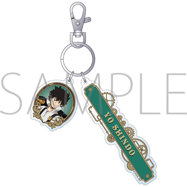 【グッズ-キーホルダー】僕のヒーローアカデミア 2連アクリルキーホルダー　真堂　揺　スチームパンクver.
