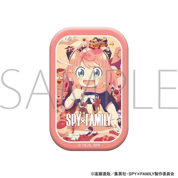 【グッズ-バッチ】SPY×FAMILY スクエア缶バッジ　Season 3メインビジュアル
