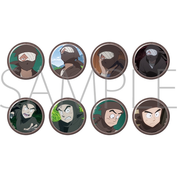 【グッズ-バッチ】劇場版 忍たま乱太郎 ドクタケ忍者隊最強の軍師 雑渡昆奈門&諸泉尊奈門キャラバッジコレクション
