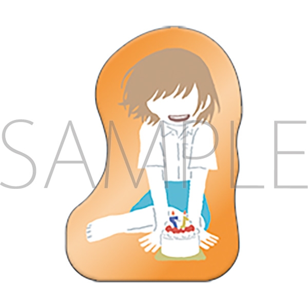 【グッズ-ピンバッチ】アオのハコ ピンズ/鹿野 千夏 C　ゆるパレット