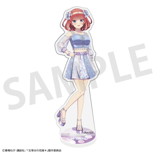 【グッズ-置きもの】五等分の花嫁* アクリルスタンドプレート 中野二乃
