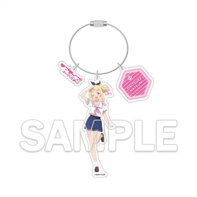 【グッズ-キーホルダー】『ラブライブ!スーパースター!!』ワイヤーアクリルキーホルダー 鬼塚夏美
