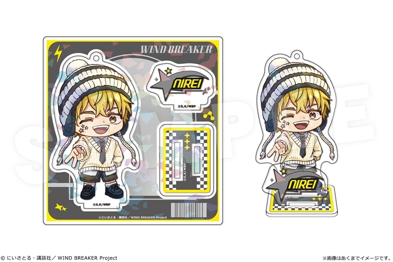 【グッズ-スタンドポップ】TVアニメ『WIND BREAKER』 ホログラムアクリルフィギュアmini 02 楡井秋彦

