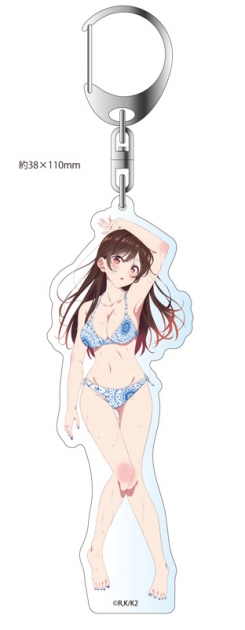 【グッズ-キーホルダー】彼女、お借りします第2期 【描き下ろし】BIGアクリルキーホルダー(水着Ver.)水原千鶴
