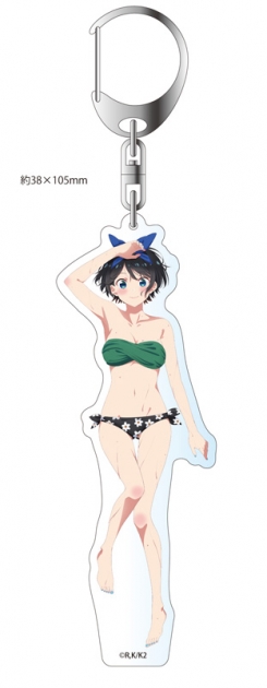 【グッズ-キーホルダー】彼女、お借りします第2期 【描き下ろし】BIGアクリルキーホルダー(水着Ver.)更科瑠夏
