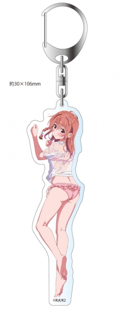 【グッズ-キーホルダー】彼女、お借りします第2期 【描き下ろし】BIGアクリルキーホルダー(水着Ver.)桜沢墨
