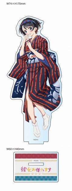 【グッズ-スタンドポップ】彼女、お借りします第3期 描き下ろしBIGアクリルスタンド 更科瑠夏(着物)
