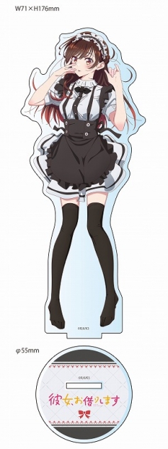 【グッズ-スタンドポップ】彼女、お借りします第3期 描き下ろしBIGアクリルスタンド 水原千鶴(メイド服)
