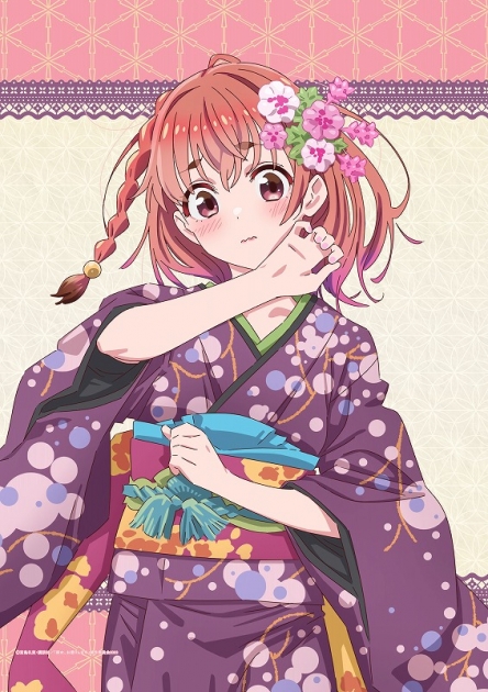 【グッズ-タペストリー】彼女、お借りします第3期 描き下ろしB2タペストリー 桜沢墨(着物Ver.)
