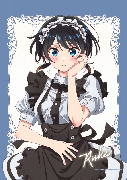 【グッズ-タペストリー】彼女、お借りします第3期 描き下ろしB2タペストリー 更科瑠夏(メイド服Ver.)

