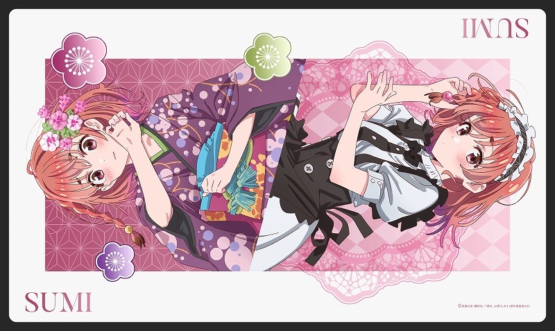 【グッズ-マット】彼女、お借りします第3期 描き下ろしラバーマット 桜沢墨(着物&メイド服Ver.)
