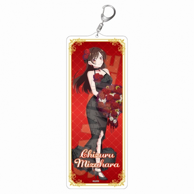 【グッズ-キーホルダー】彼女、お借りします Authentic Beauty アクリルキーホルダーBIG 水原千鶴【アニメイト先行販売】
