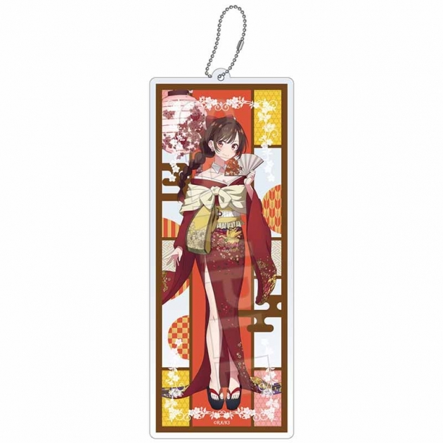 【グッズ-キーホルダー】彼女、お借りします 和服モダン アクリルキーホルダーBIG 水原千鶴
